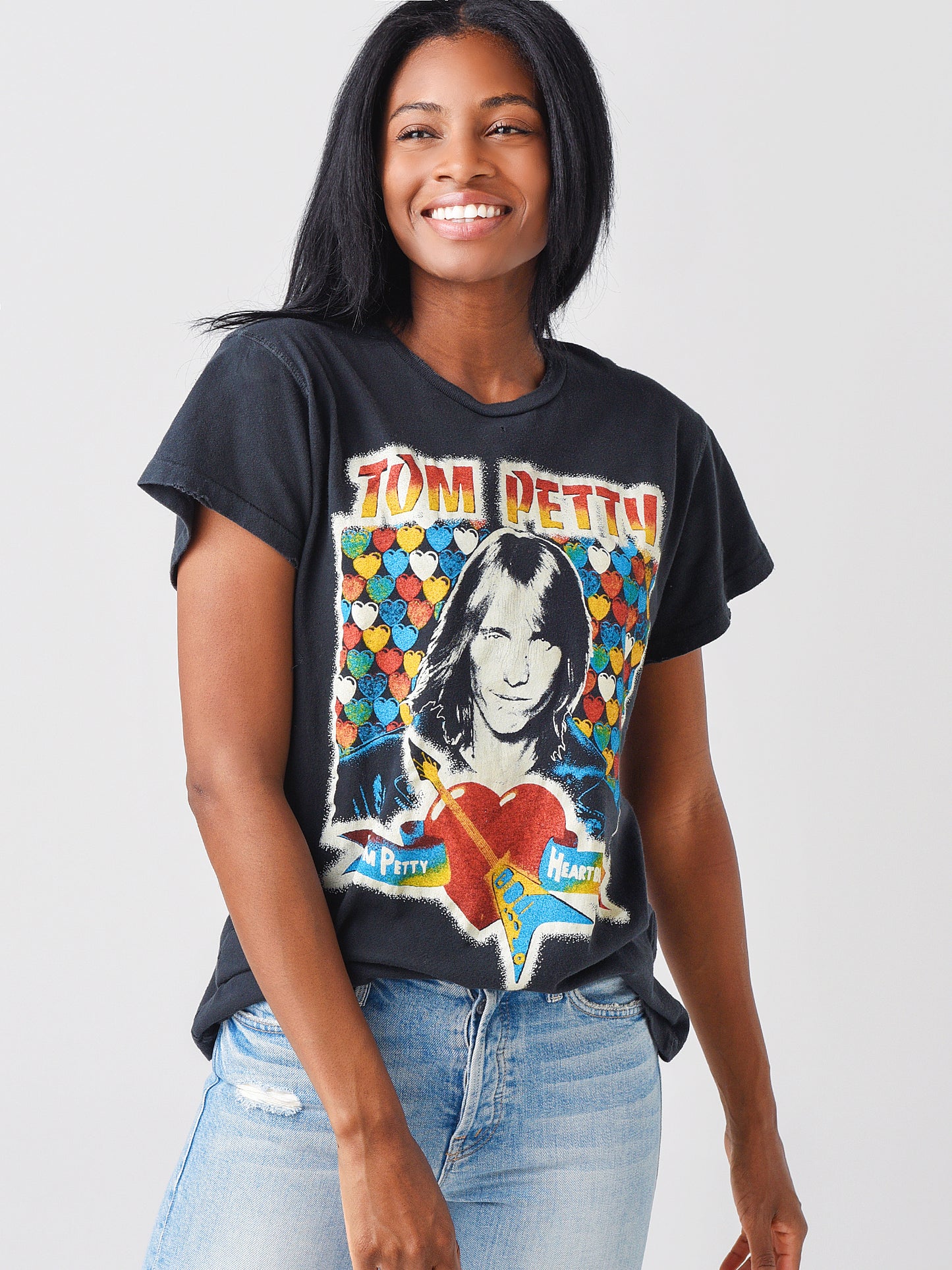 Madeworn Women's Tom Petty And The Heartbreakers Live In Concert '79 Tee - Saint Bernard