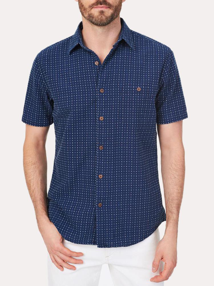 Faherty Brand Short Sleeve Coast Shirt - Saint Bernard