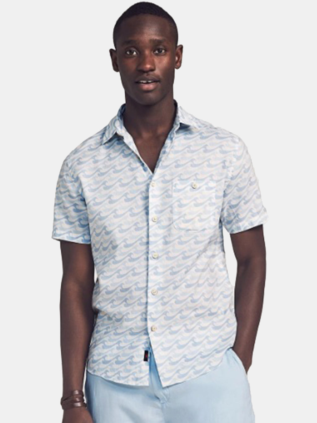Faherty Brand Short Sleeve Playa Shirt - Saint Bernard