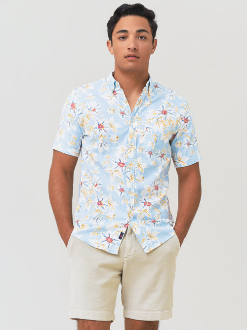 Faherty Brand Men's Short-Sleeve Breeze Shirt
