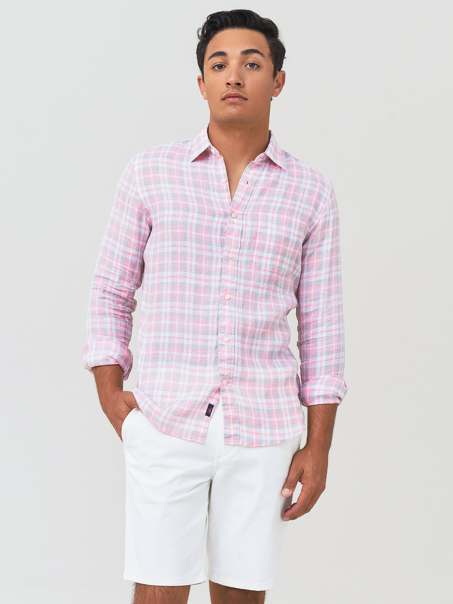 Faherty Brand Men's Linen Laguna Shirt - Saint Bernard
