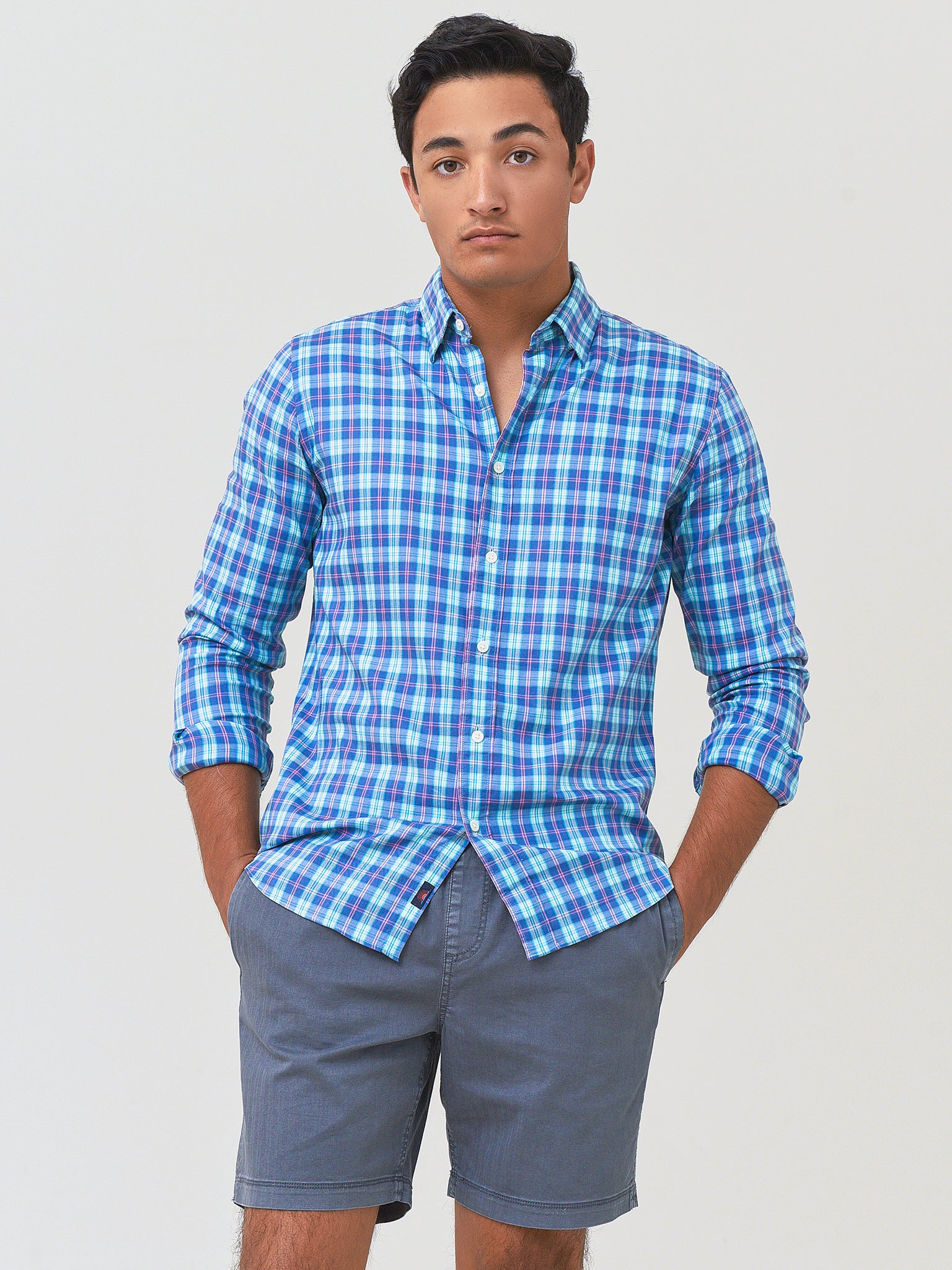 Faherty Brand Men's The Movement Shirt - Saint Bernard