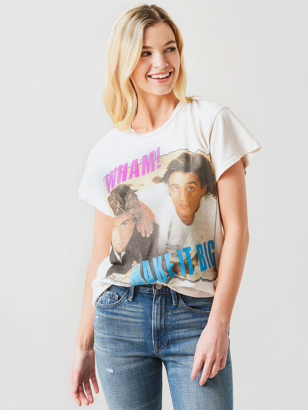 Madeworn Women's Wham! Vintage Graphic Tee - Saint Bernard
