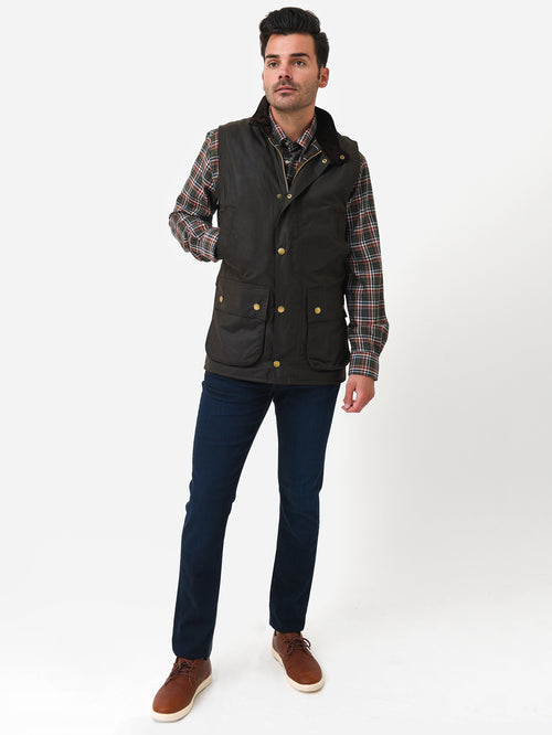 Barbour Men's New Westmorland Wax Gilet