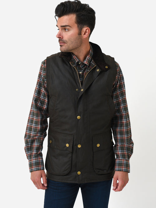 Barbour Men's New Westmorland Wax Gilet