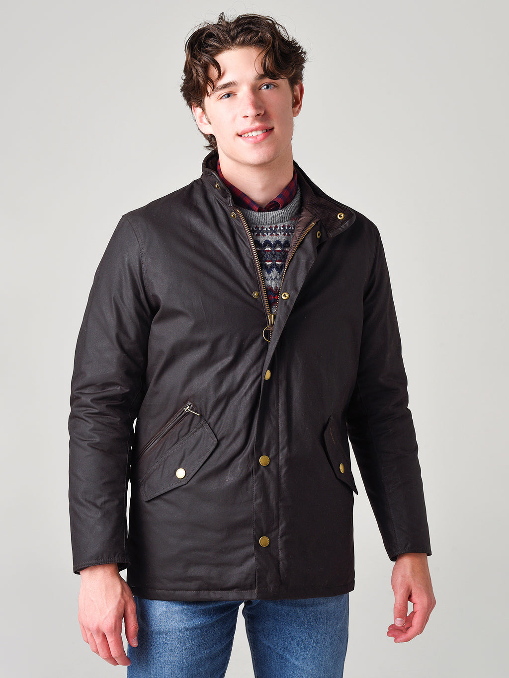 Barbour Men's Prestbury Wax Jacket - Saint Bernard