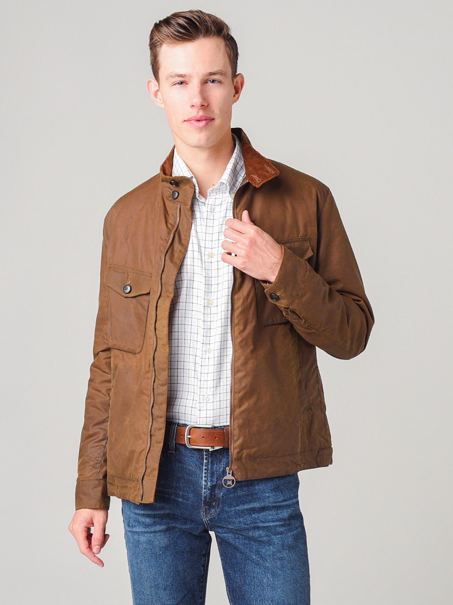 Barbour Men's Weldon Wax Jacket - Saint Bernard
