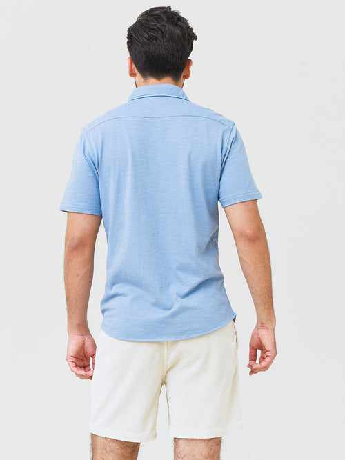 Faherty Brand Men's Short Sleeve Knit Seasons Shirt