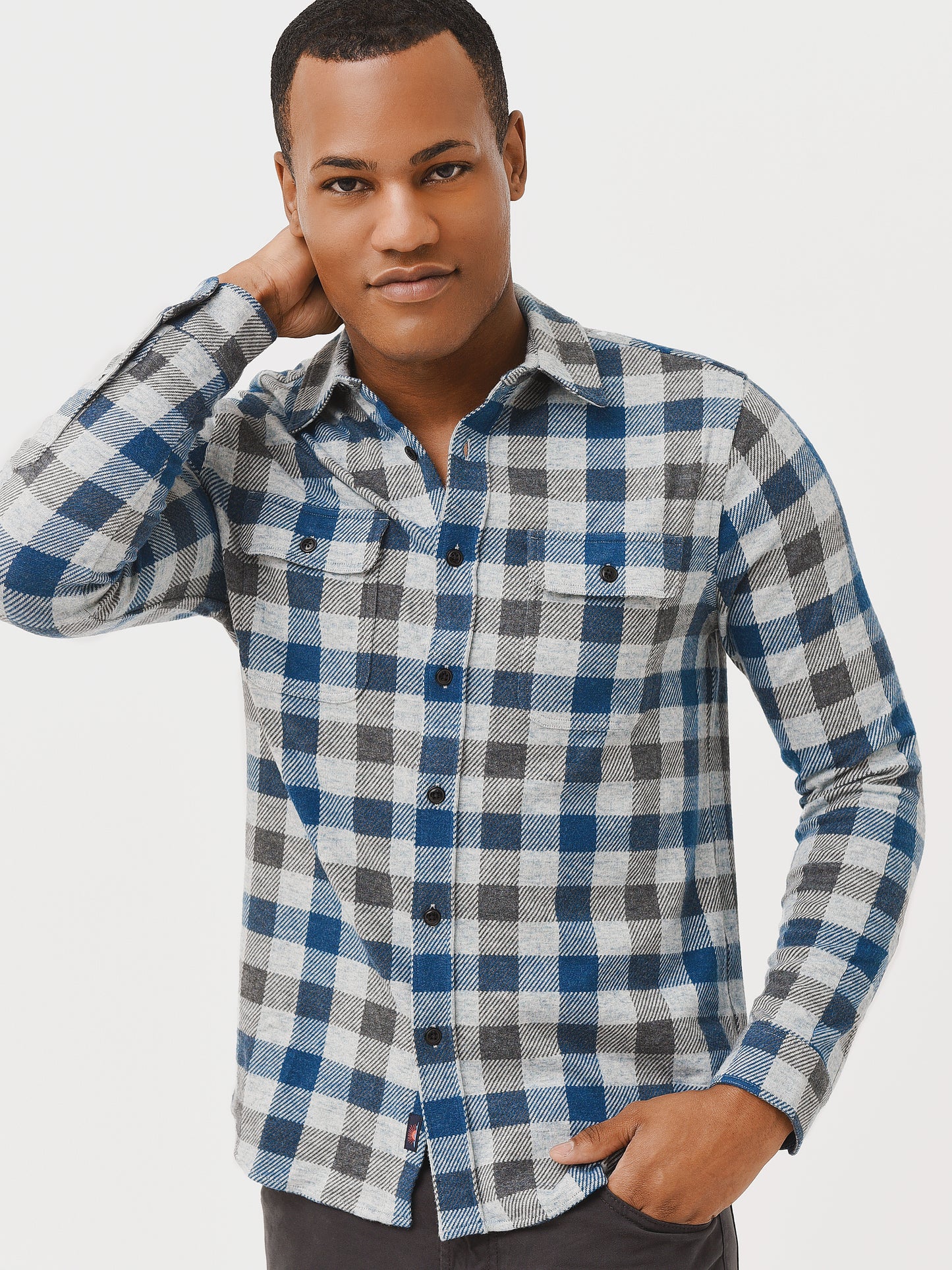 Faherty Brand Men's Legend Sweater Shirt - Saint Bernard