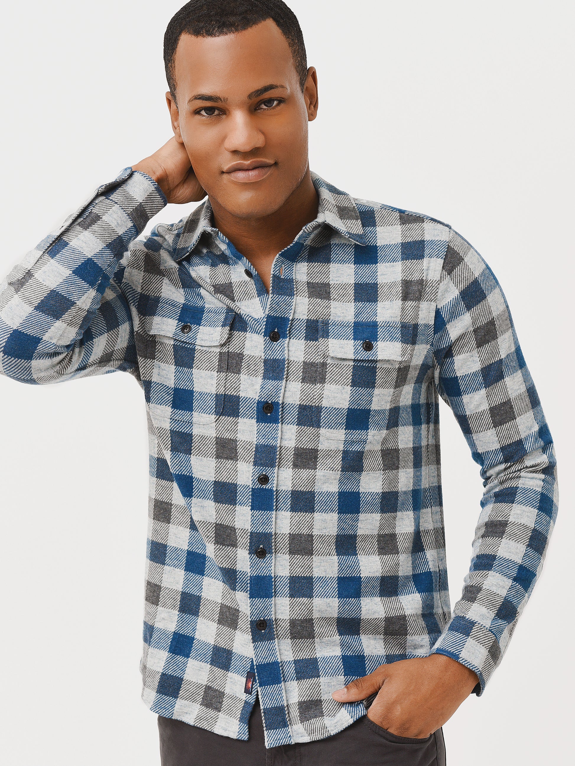 Faherty Brand Men's Legend Sweater Shirt - Saint Bernard