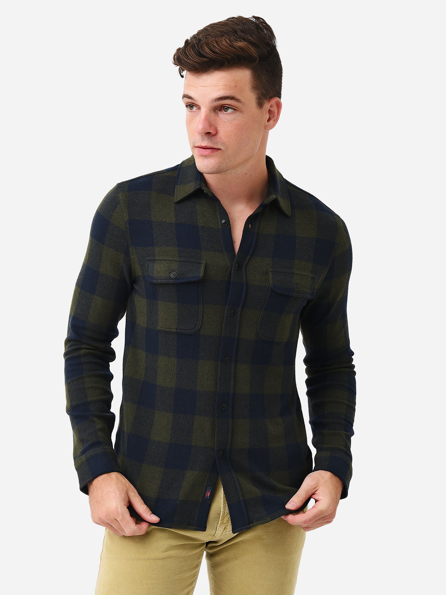 Faherty Brand Men's Legend Sweater Shirt - Saint Bernard