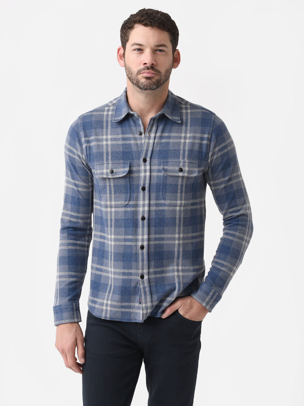 Faherty Brand Men's Legend Sweater Shirt - Saint Bernard