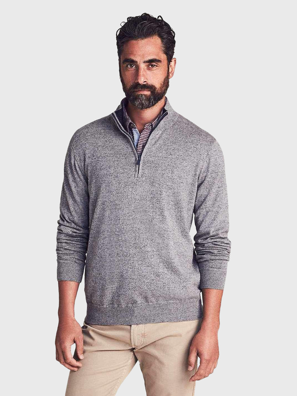 Faherty Brand Men's Sconset Pullover Sweater - Saint Bernard