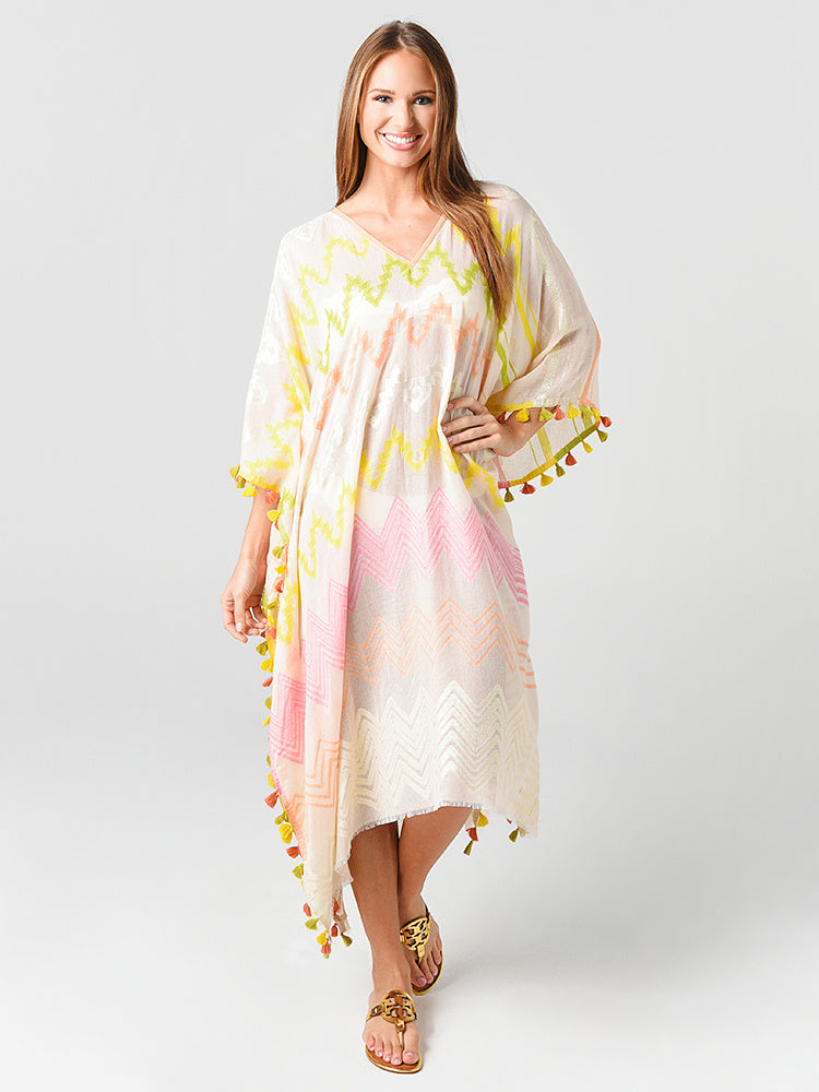 Oliphant Women's Mystique Long Midi Kaftan - Saint Bernard