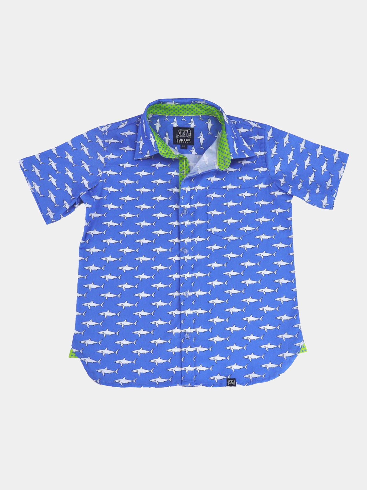 Tuk Tuk Designs Boys' Mako Shark Shirt - Saint Bernard