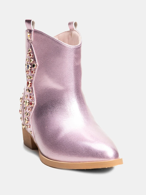 Yosi Samra Girls' Miss Dallas Gem Western Boot