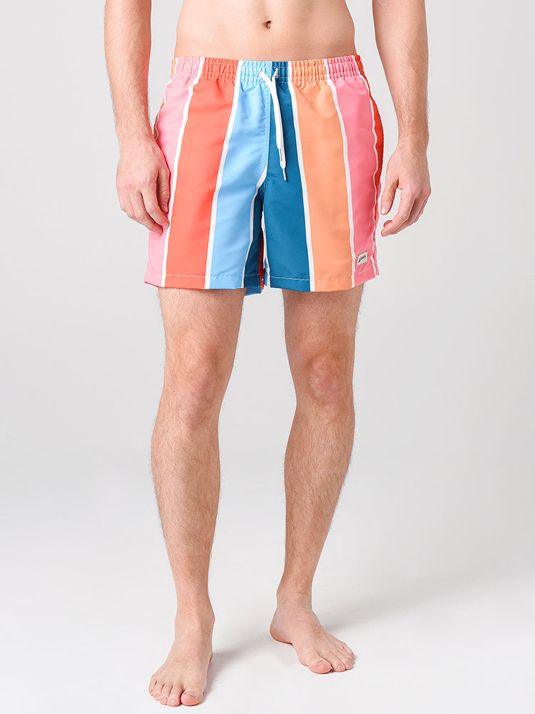 Bather Men's Multi Gradient Swim Trunk - Saint Bernard