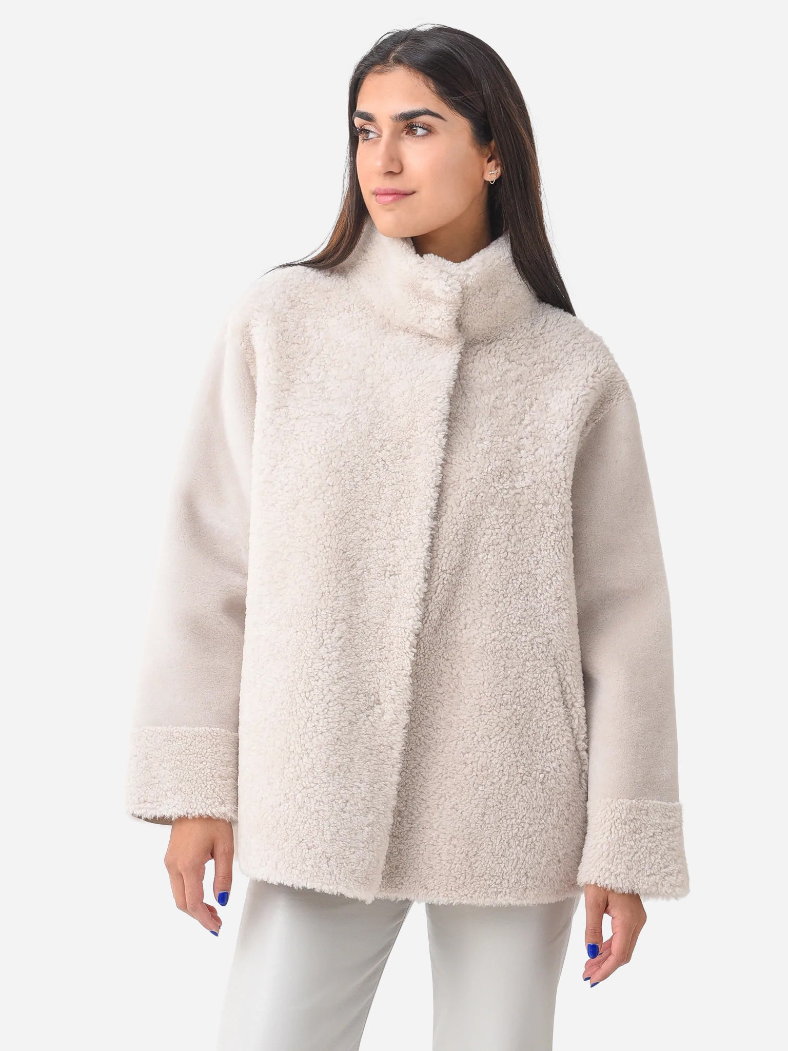 Suprema Women's Merinillo Soft Shearling Jacket - Saint Bernard