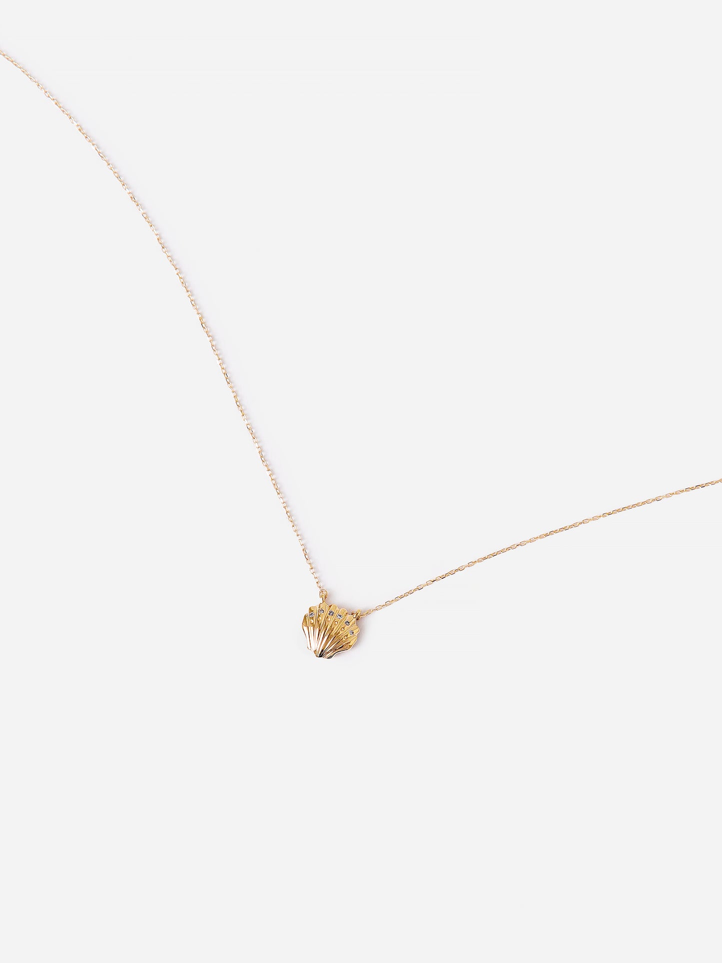 Adina Reyter Pavé Clamshell Necklace - Saint Bernard