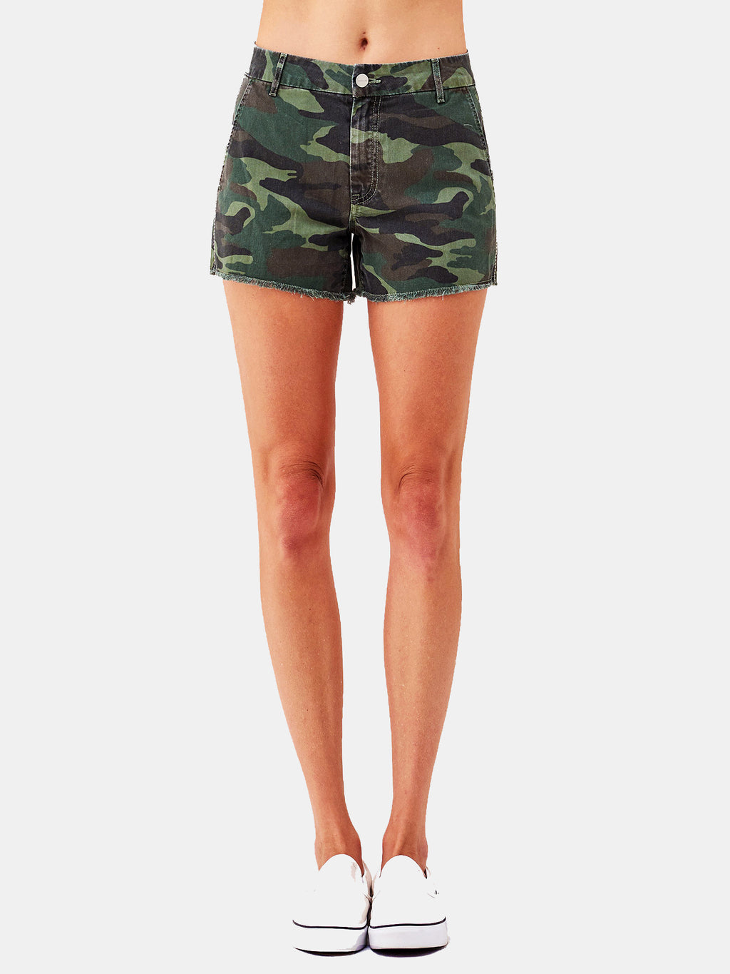 Sundry Women's Studs Camo Le Soleil Short - Saint Bernard