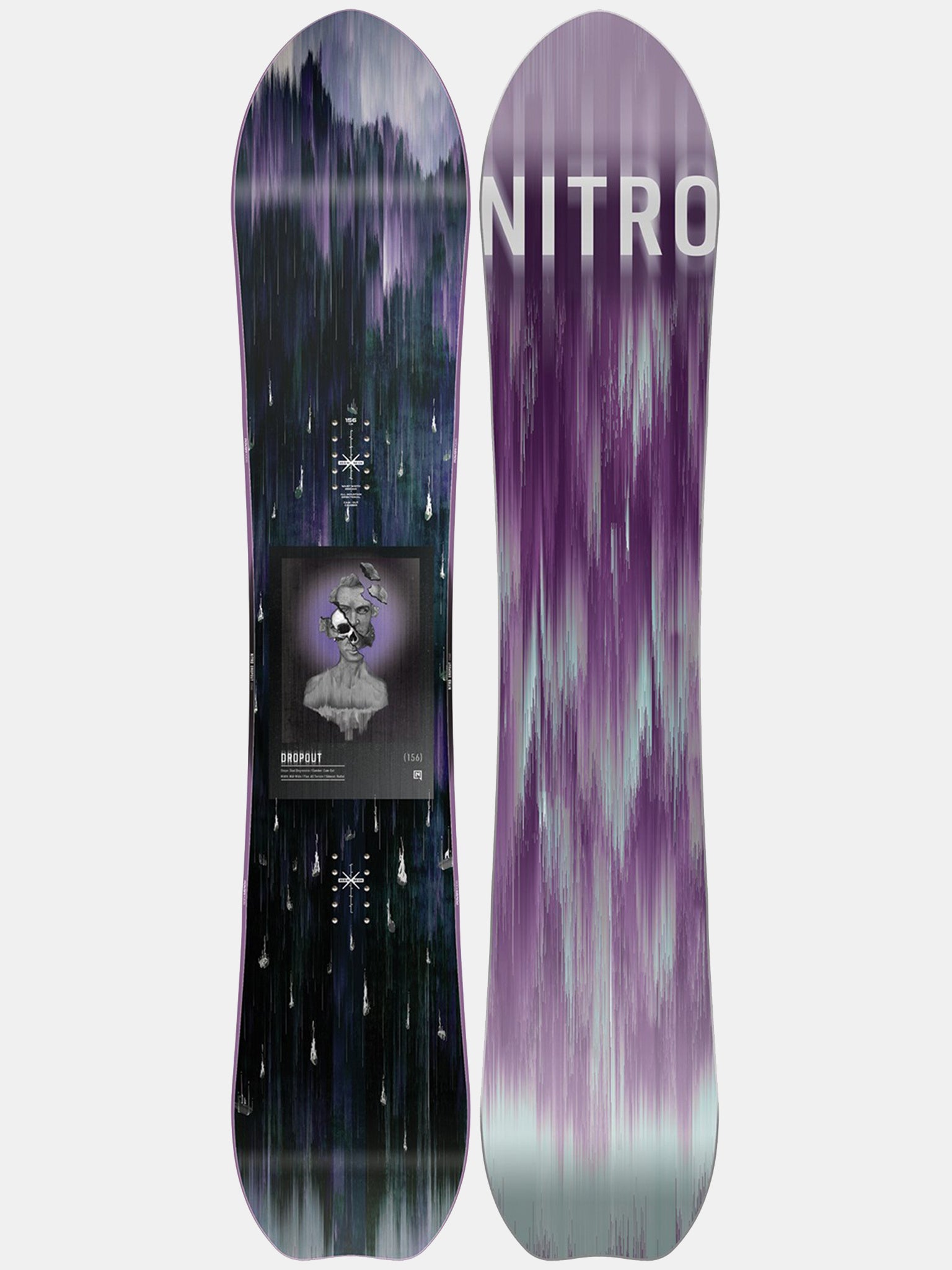 nitro ag snowboards Mercy Snowboard The camber underfoot offers power and precision for carving on groomers Nitro Women's Optisym Snowboard 2026