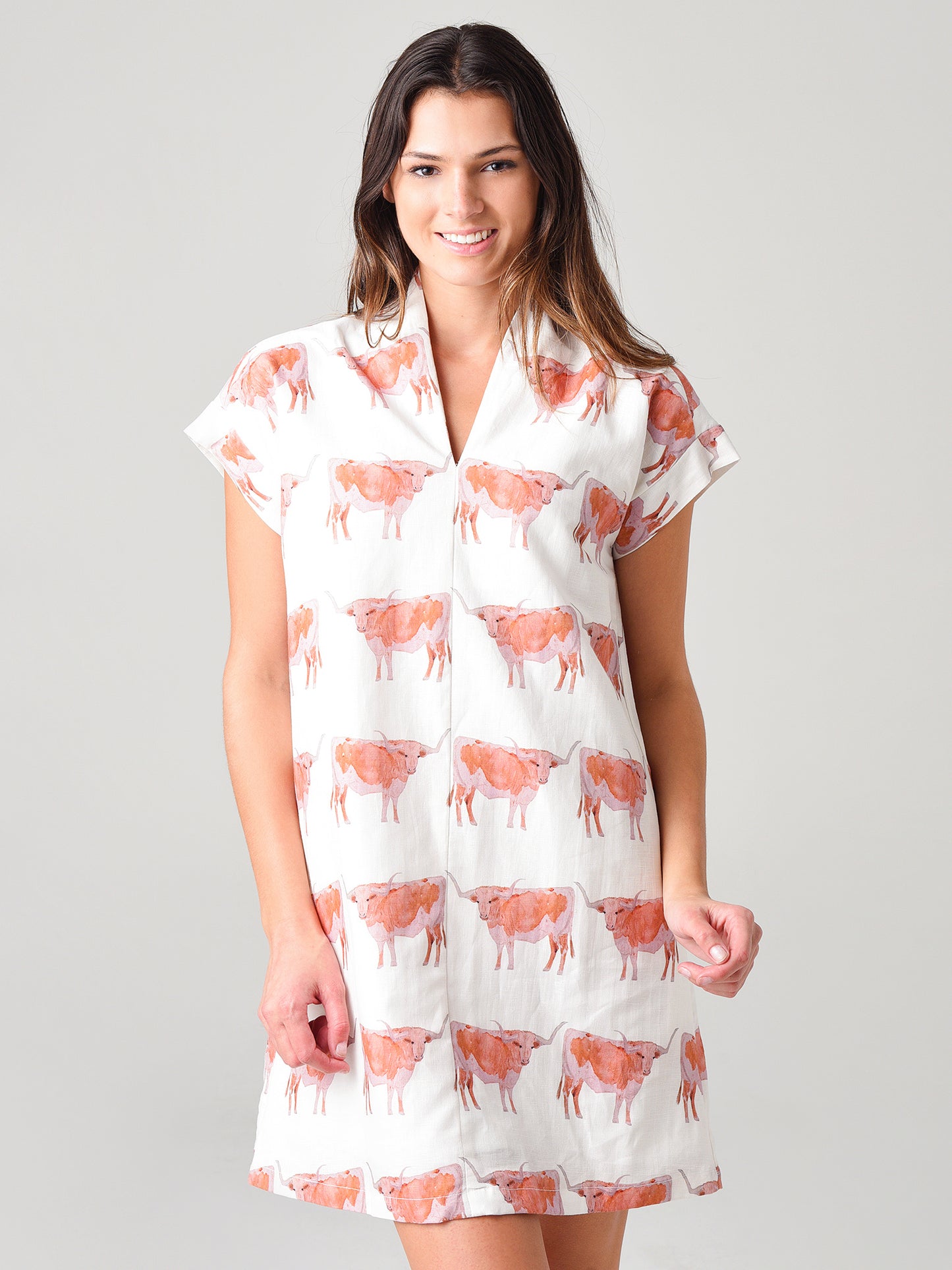 Brooke Wright Designs Women's Nancy Dress - Saint Bernard