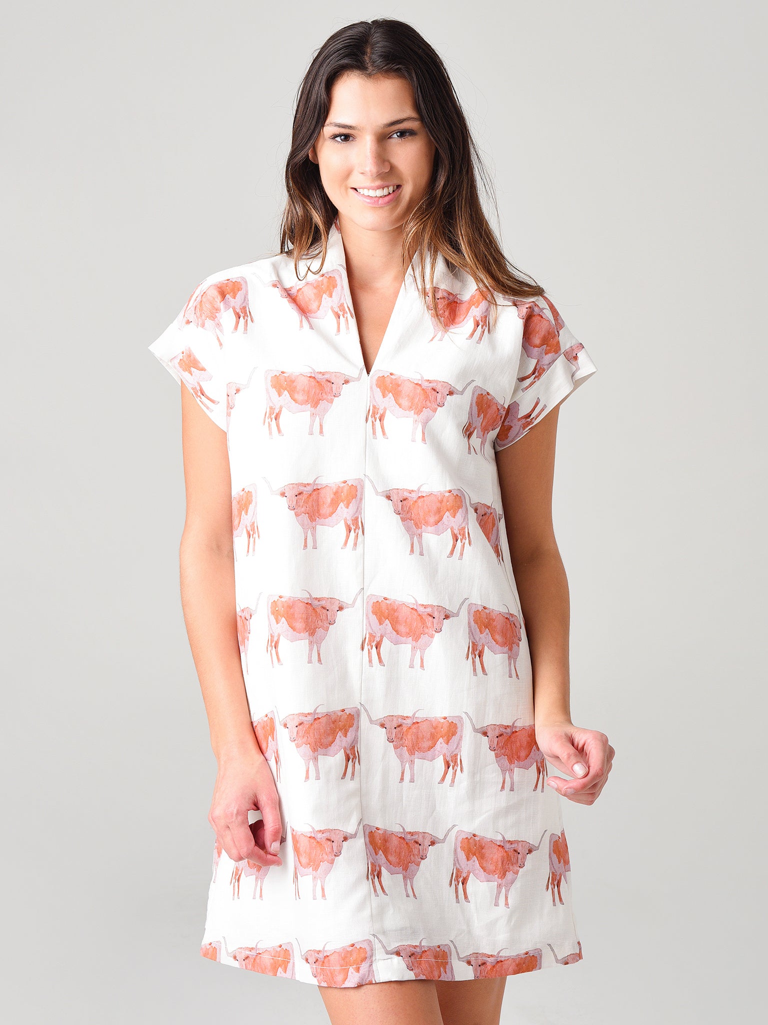 Brooke Wright Designs Women's Nancy Dress - Saint Bernard