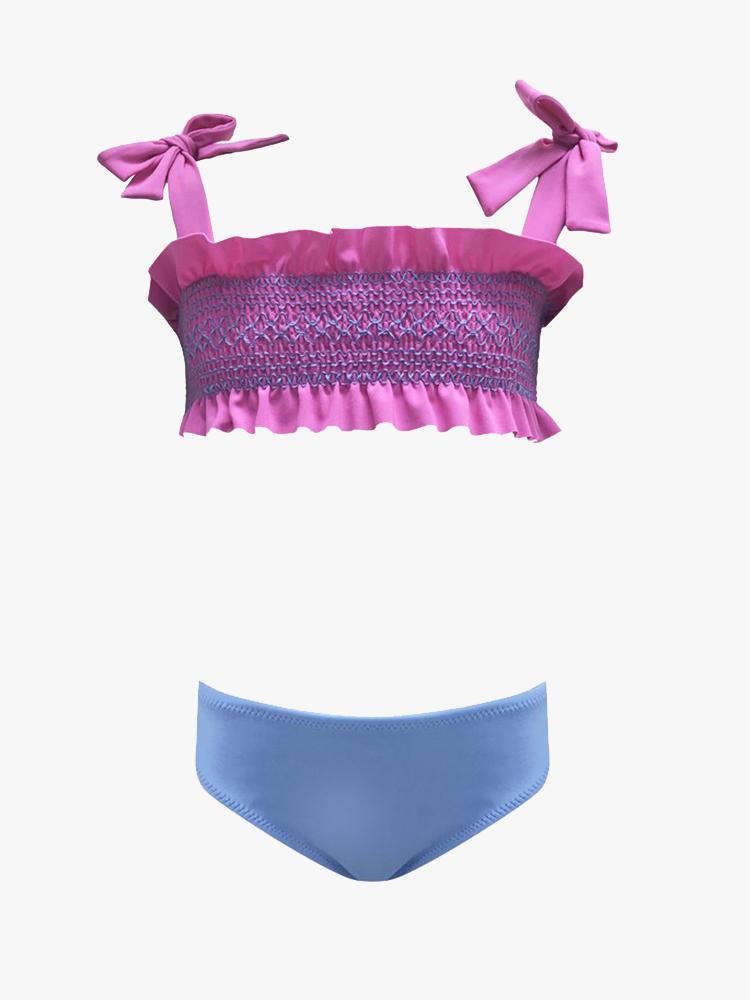 Nessi Byrd Girls’ Bergusia Two Piece Swimsuit - Saint Bernard