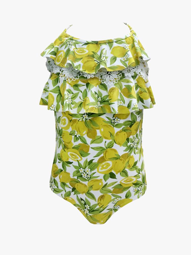 Nessi Byrd Girls’ Mia One Piece Swimsuit - Saint Bernard