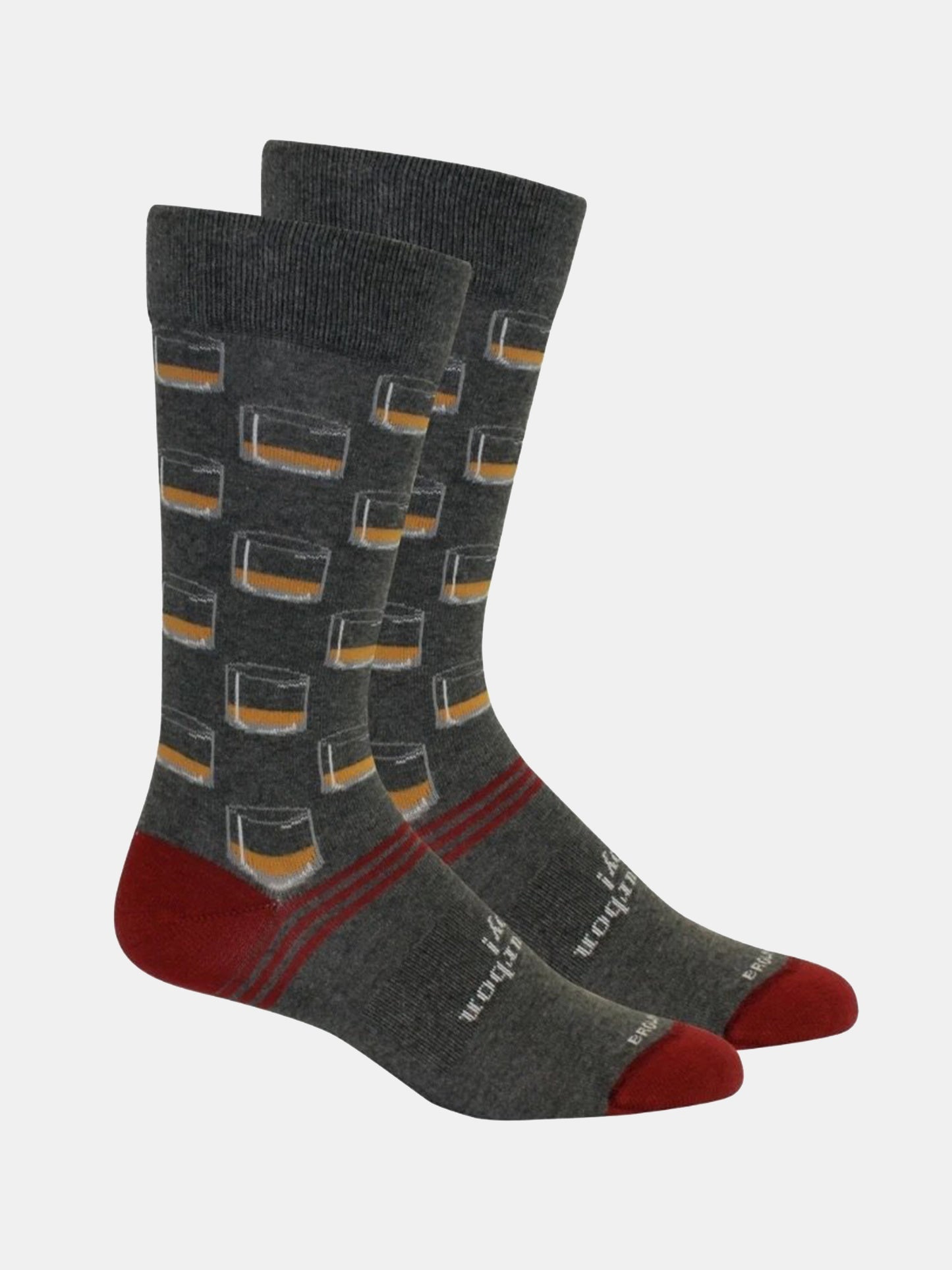 Brown Dog Neat Sock - Saint Bernard