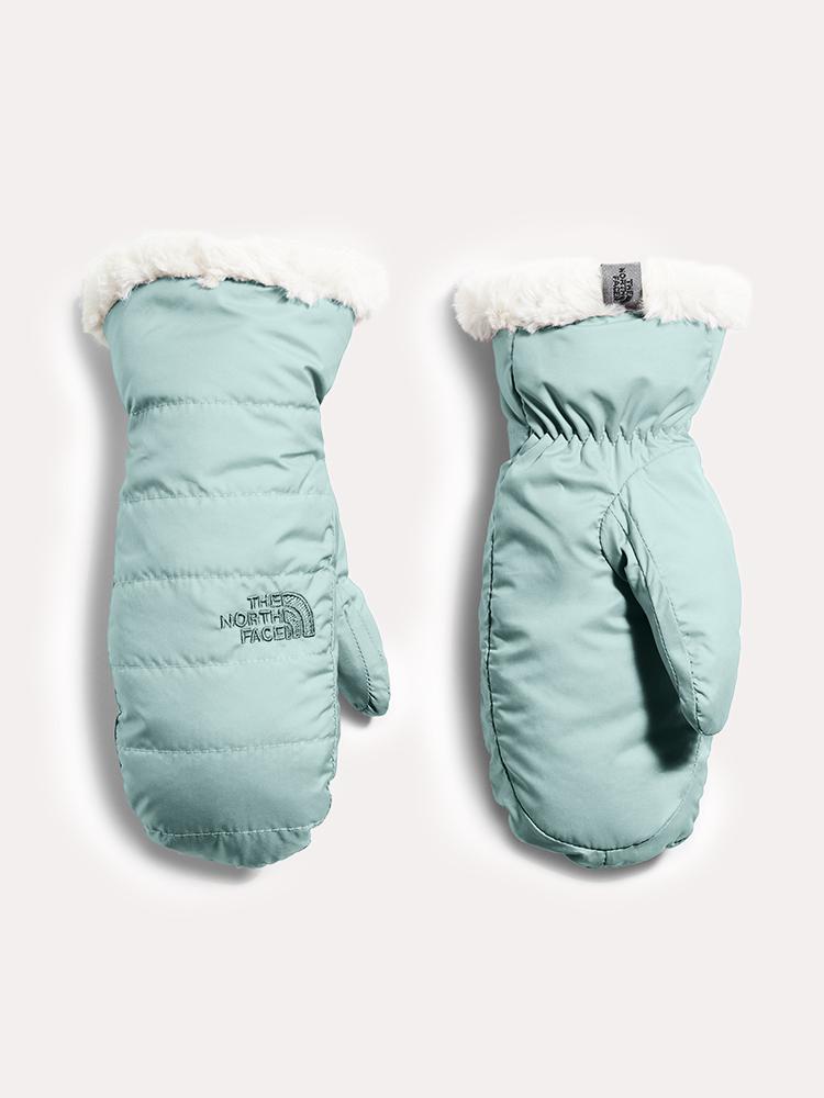 The North Face Girls' Reversible Mossbud Swirl Mitts - Saint Bernard