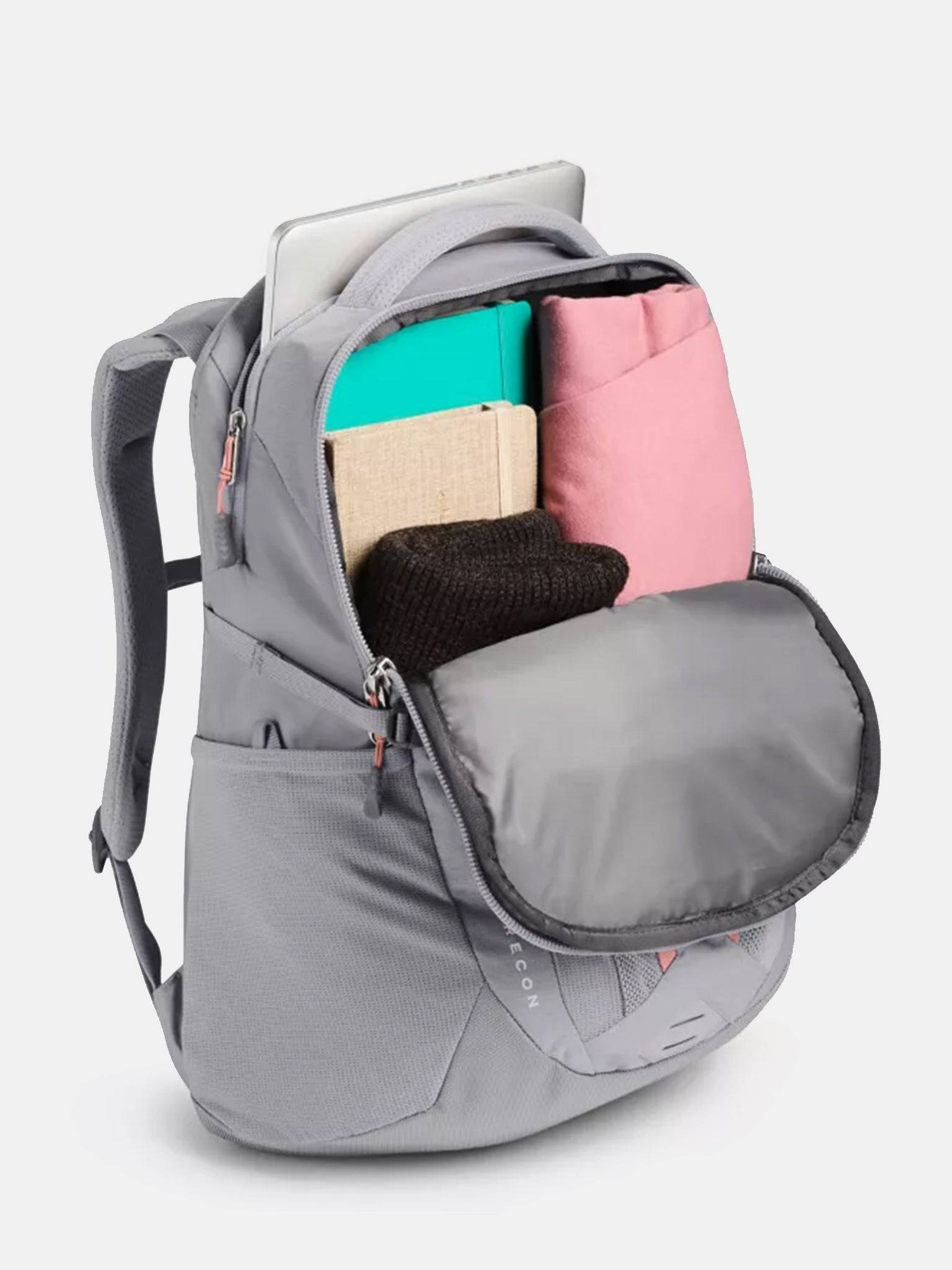 north face backpack grey and pink The North Face Women's Recon Backpack – Saint Bernard