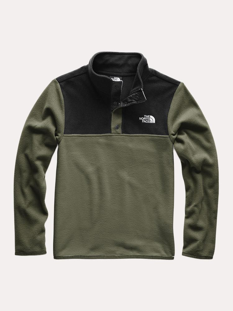 The North Face Boys' Glacier 1/4 Snap Pullover - Saint Bernard