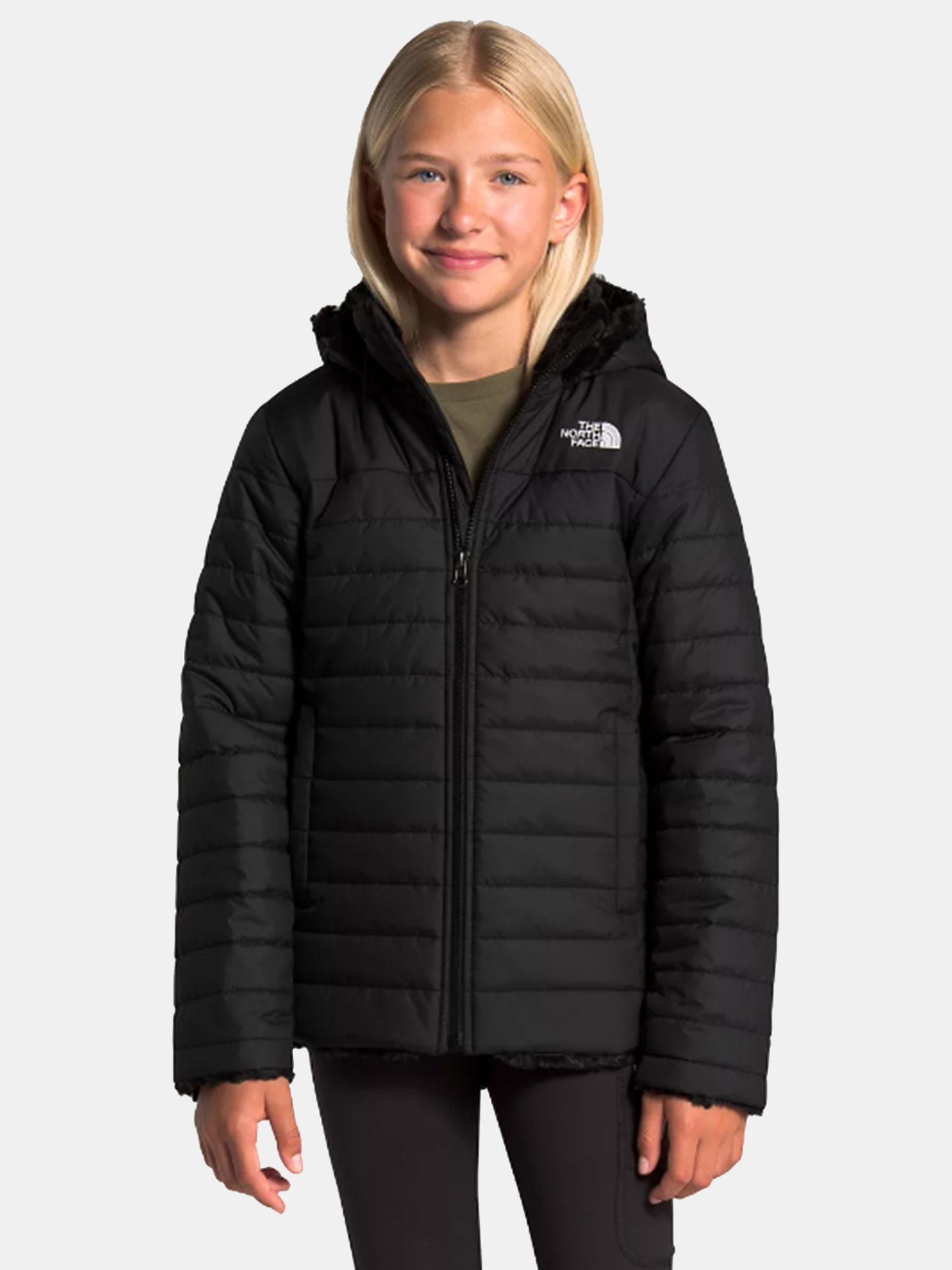 The North Face Girls' Mossbud Swirl Parka - Saint Bernard