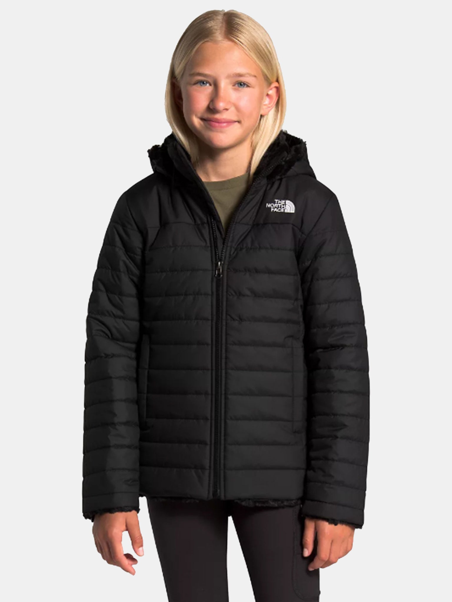 The North Face Girls' Mossbud Swirl Parka - Saint Bernard
