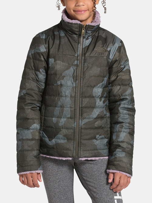 The North Face Girls' Reversible Mossbud Swirl Jacket