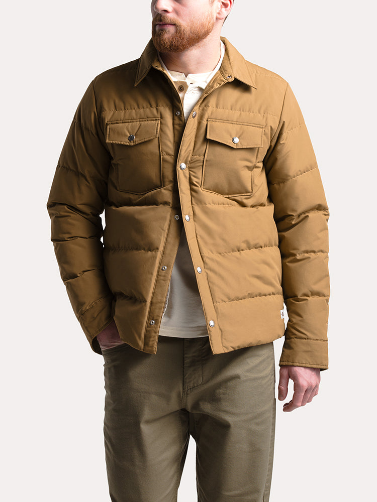 The North Face Men's Down Sierra Snap Jacket - Saint Bernard