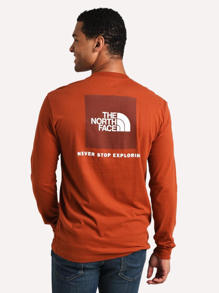 The North Face Men's Long Sleeve Red Box Tee - Saint Bernard