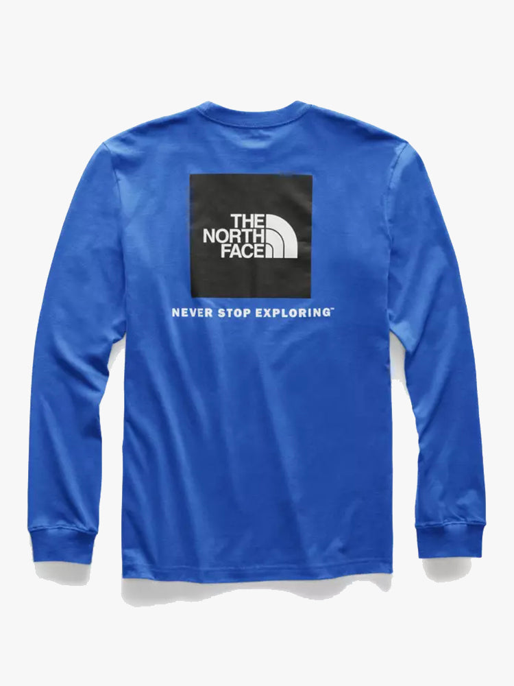 The North Face Men's Long Sleeve Red Box Tee - Saint Bernard