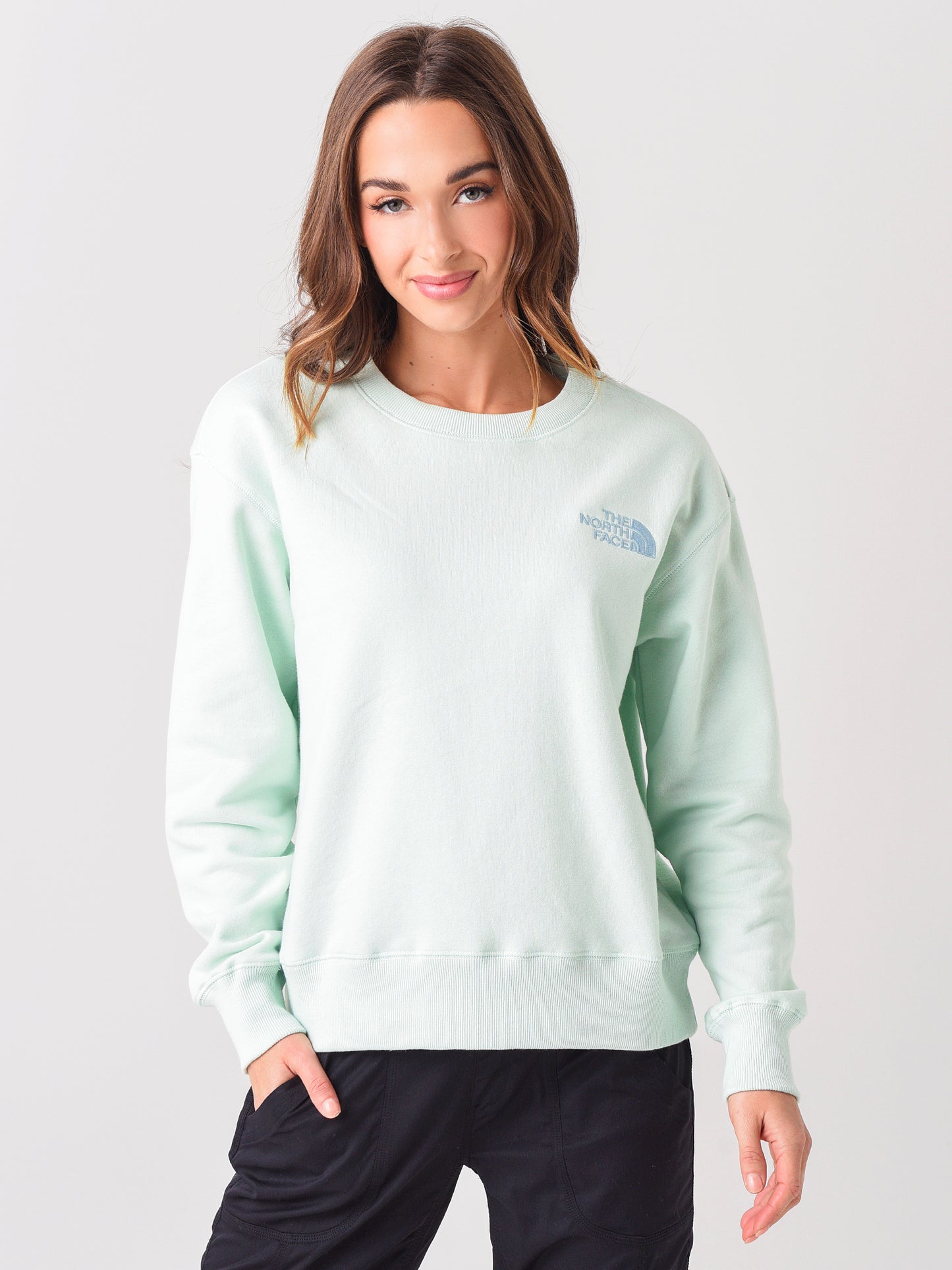 The North Face Women's Parks Slightly Cropped Crew - Saint Bernard