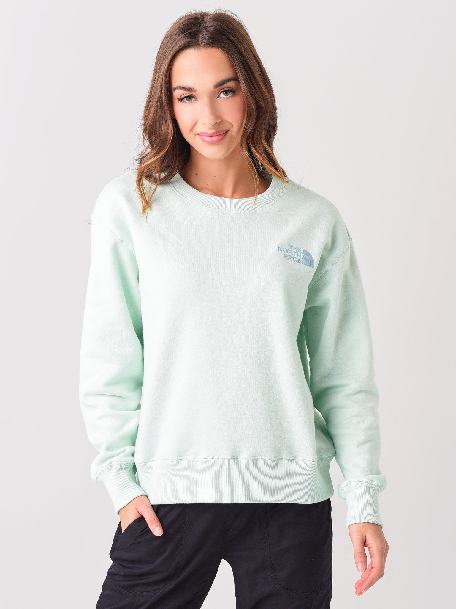 The North Face Women's Parks Slightly Cropped Crew - Saint Bernard