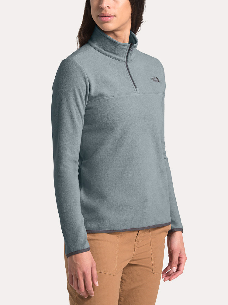The North Face Women's TKA Glacier 1/4 Zip Jacket - Saint Bernard