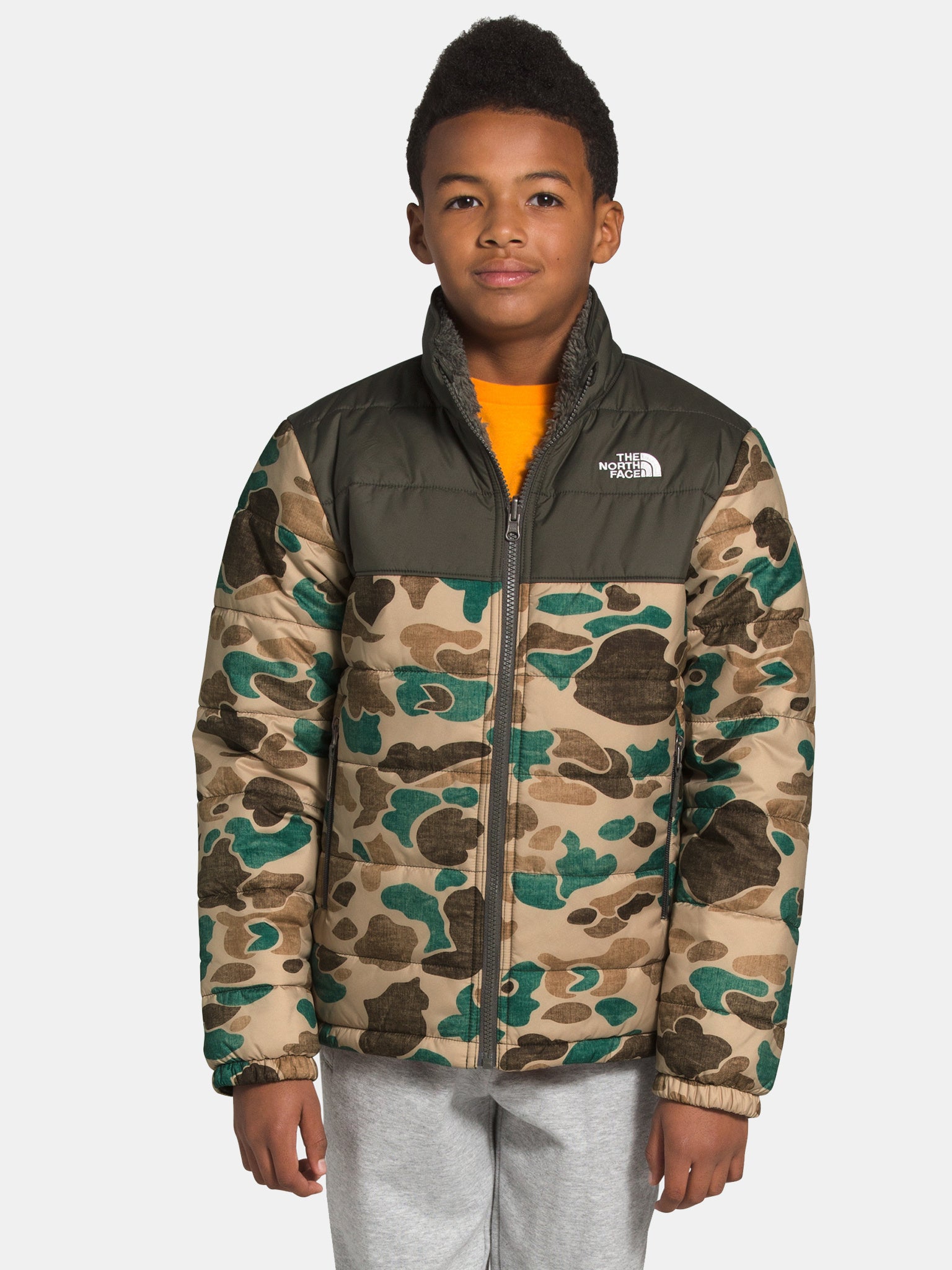 The North Face Boys' Reversible Mount Chimborazo Jacket - Saint Bernard
