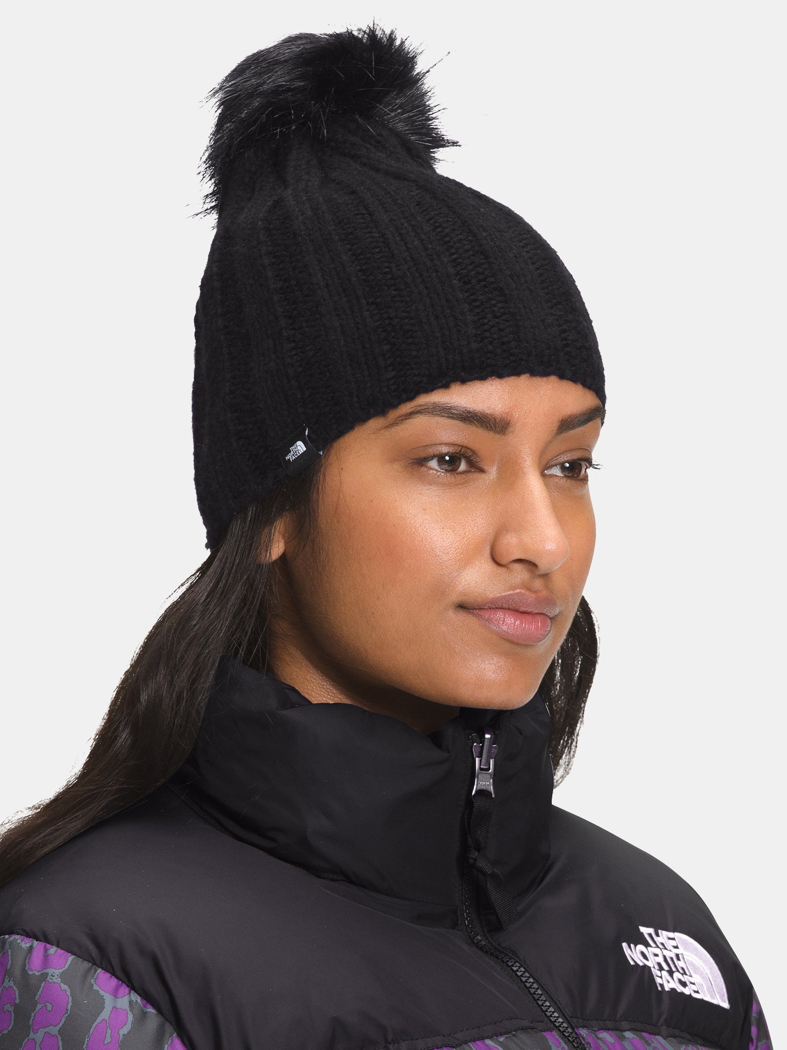 The North Face Women's Oh-Mega Fur Pom Beanie - Saint Bernard