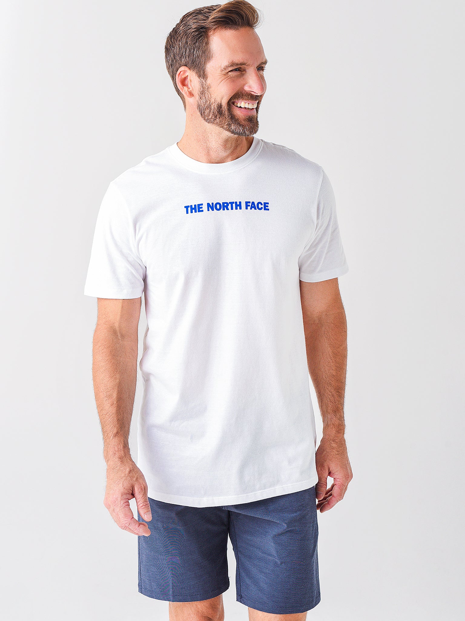 The North Face Men's New Short Sleeve USA Box Tee - Saint Bernard