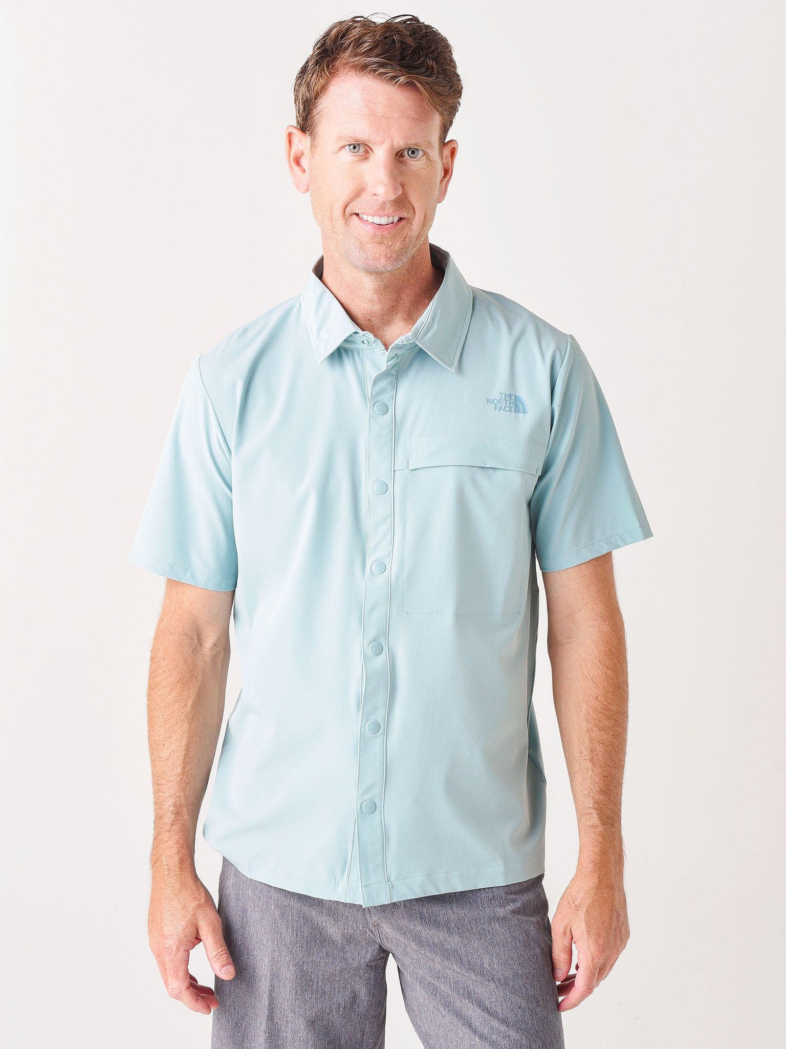 The North Face Men's First Trail UPF Short Sleeve Shirt - Saint Bernard