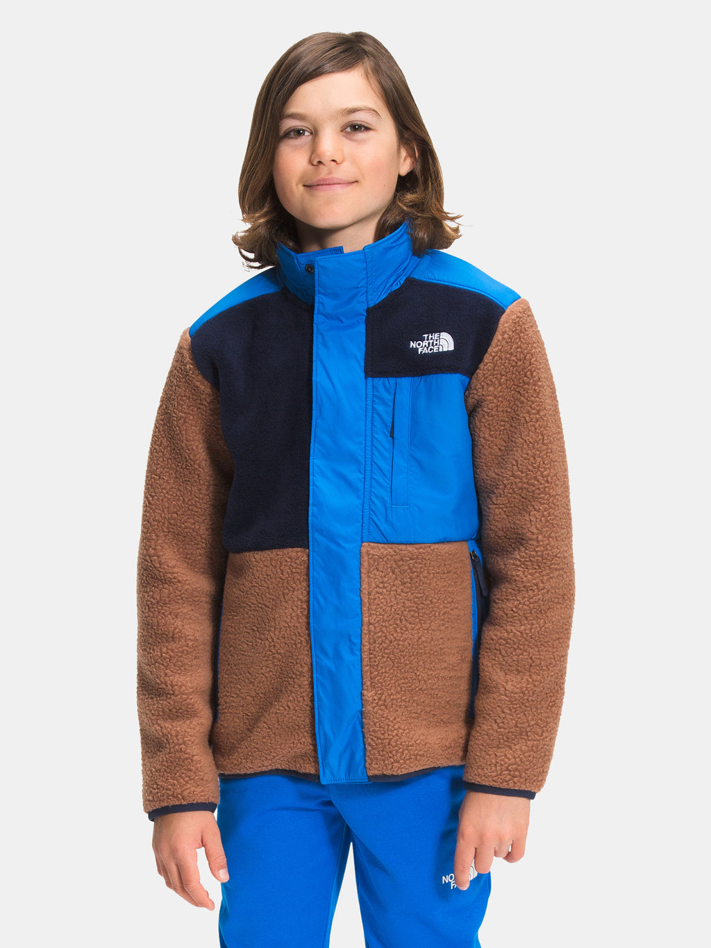 The North Face Boys’ Forrest Mixed-Media Full Zip Jacket - Saint Bernard