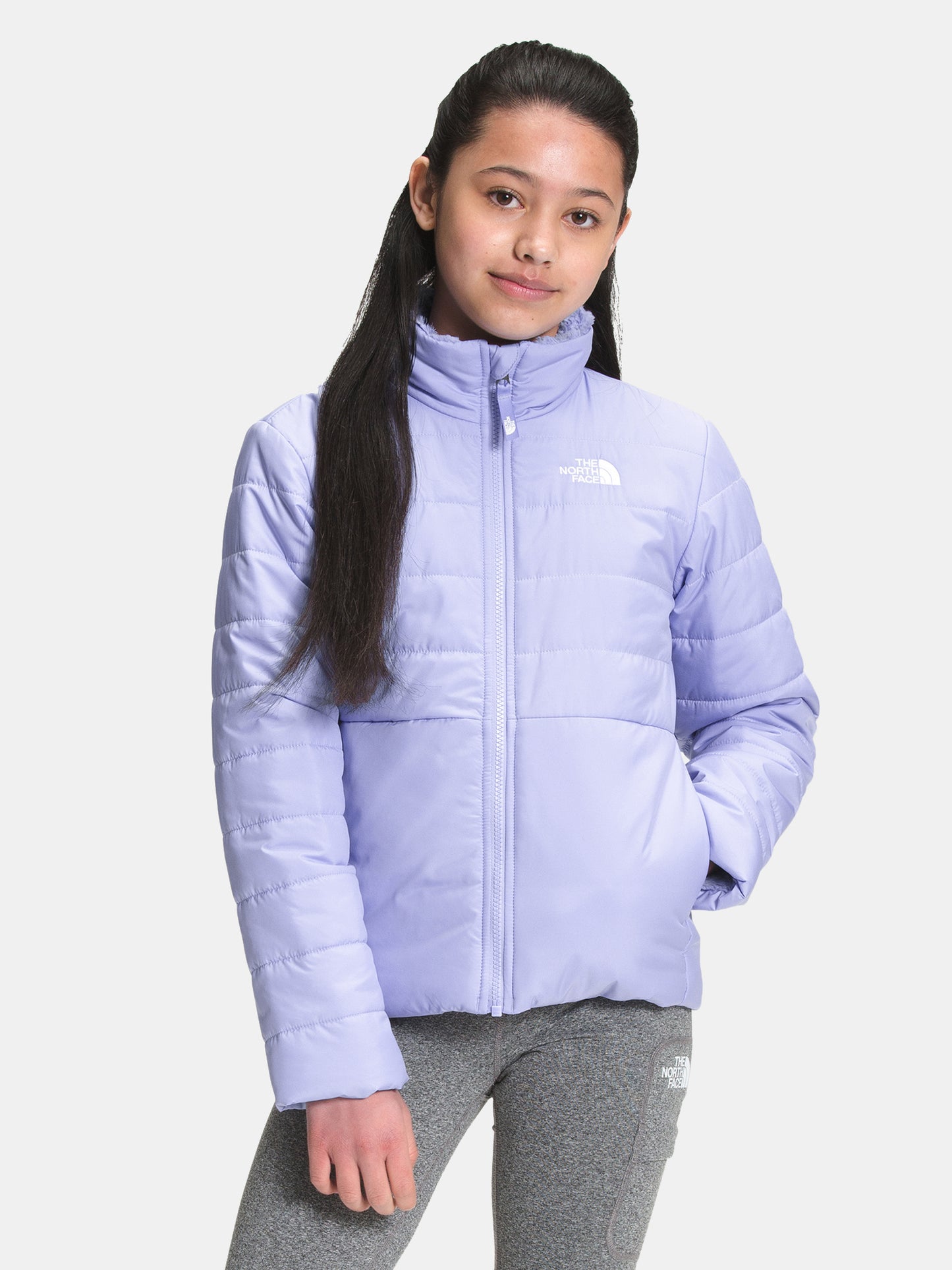 The North Face Girls’ Reversible Mossbud Swirl Jacket