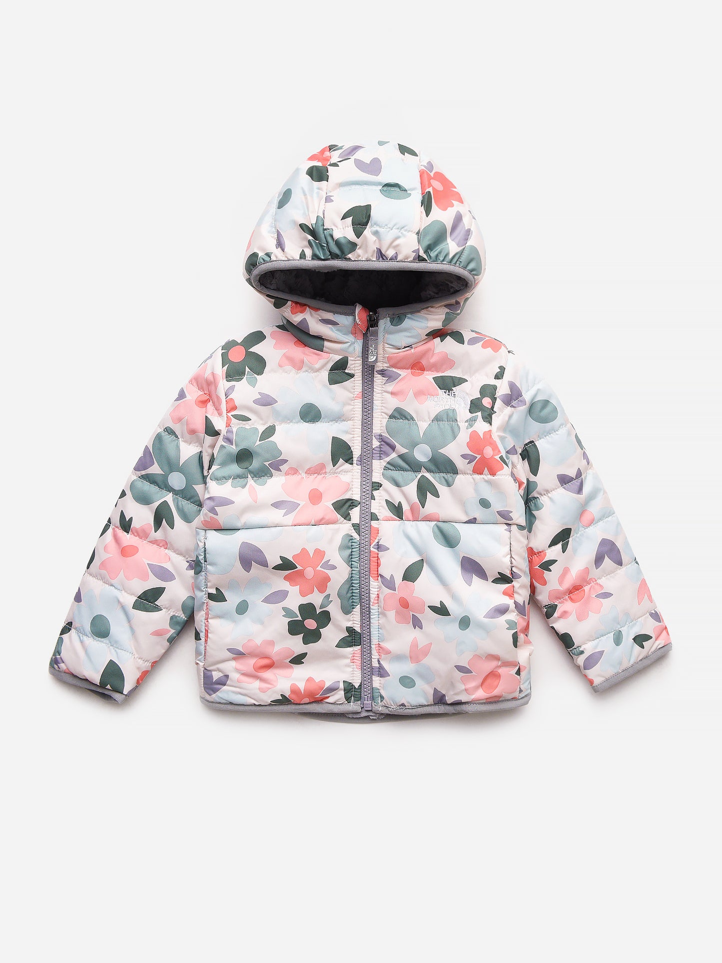 The North Face Little Girls' Reversible Full-Zip Hooded Jacket