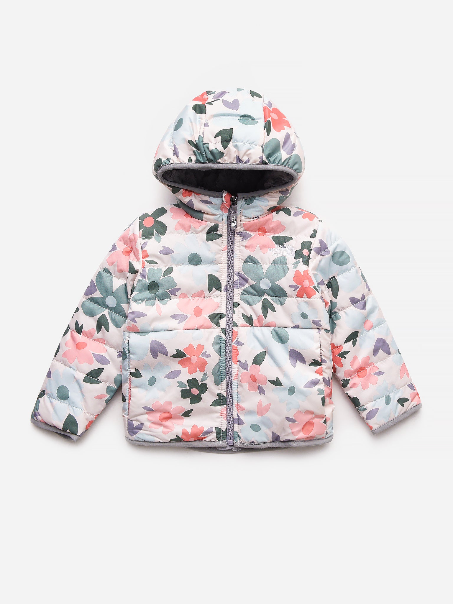 The North Face Little Girls' Reversible Full-Zip Hooded Jacket - Saint Bernard